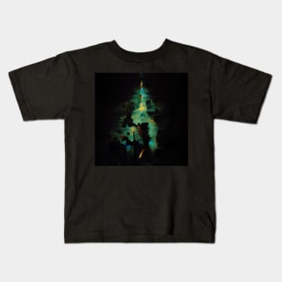 Heaven - Abstract Glitch Art (Alt Color) Kids T-Shirt